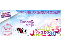 Carte Club-Privilèges DREAMSERVICES (E-Carte Instantanée)